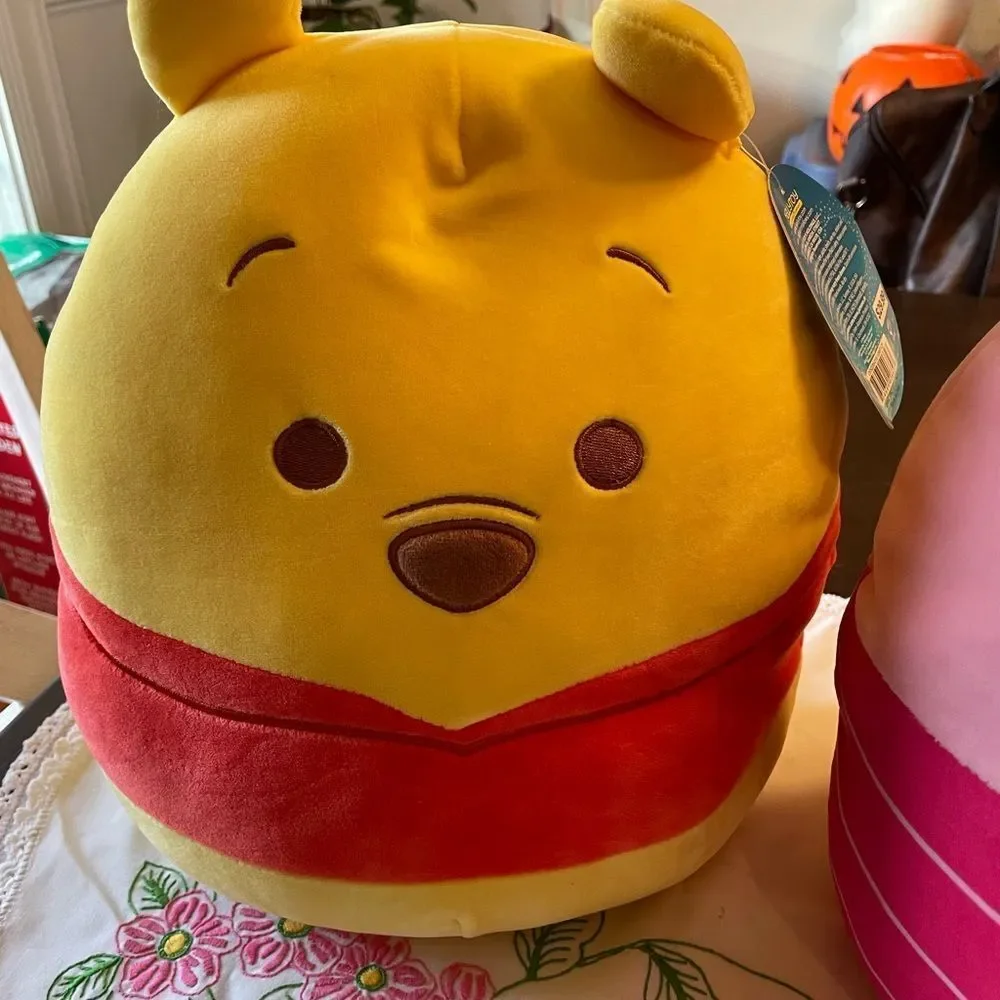 Winnie The Pooh and Piglet Disney Squishmallow Plushes